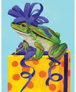 Party Frog Birthday Greeting Card