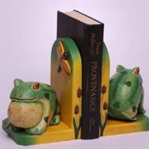 Unusual Croaking Frog Bookends