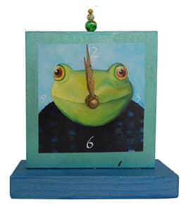 Mr. Frog Desk Clock