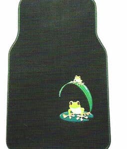 Frog Car Mats Black Set of 4