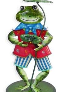 Frog Lily Pad Umbrella Candle Holder