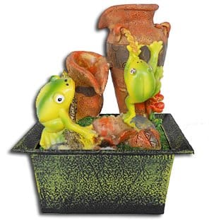 Water Urn Frog Fountain
