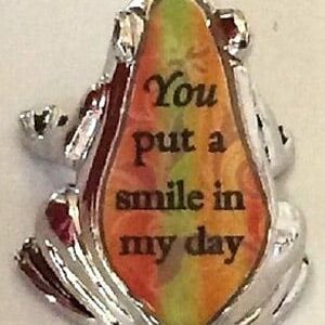 Lucky Charm Memorable Message Frog