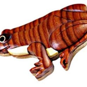 Wooden Frog Magnet