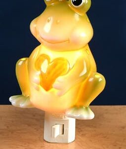 Porcelain Frog Night Light