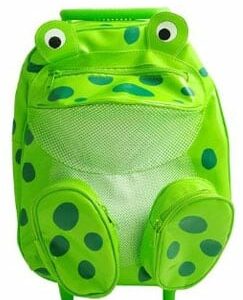 Pull-Along Frog Polka Dot Backpack