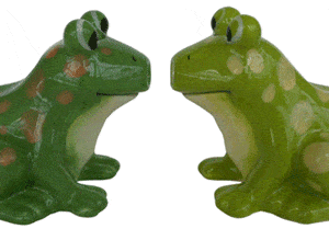 Frog Magnetic Kissing Salt & Pepper Shakers