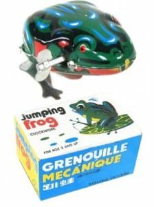 Jumping Metal Frog