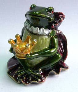 Royal Frog Trinket Box