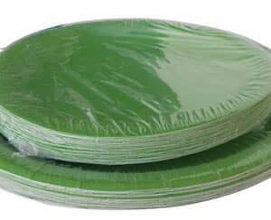 Frog Green Paper Party Plates